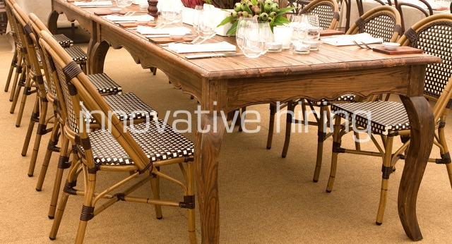 Features: Paris Chair with Provincial Dining Table