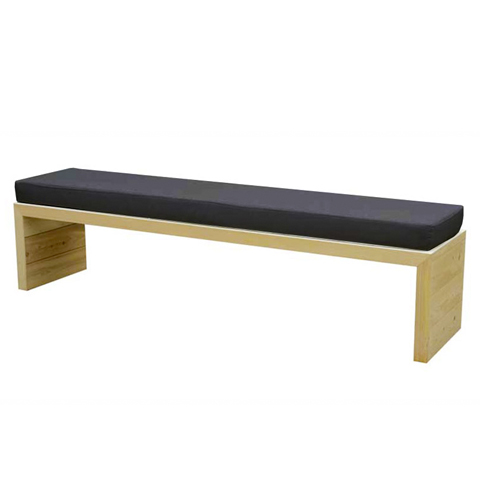 Pallet Bench Seat With Cushion