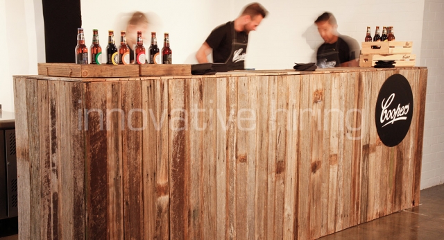 Features: Rustic Wooden Bar