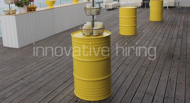 Features: Coloured Oil Drums