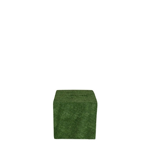 Faux Grass Cube